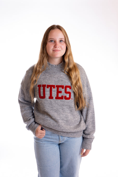 Utah Varsity Turtleneck Sweater